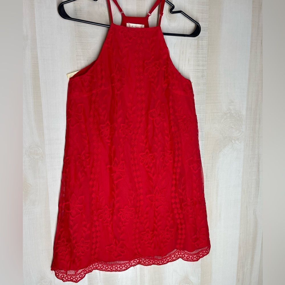 Altar’d State‎ red sleeveless spaghetti strap lined dress, size small